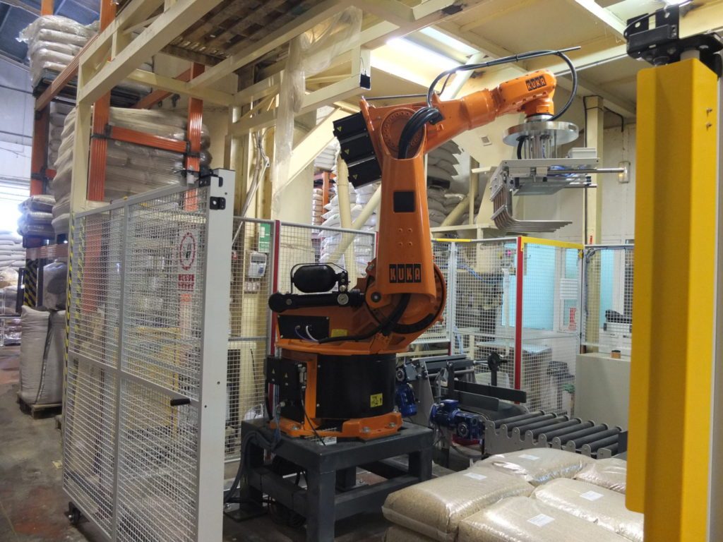 Robot paletizador industrial de segunda mano